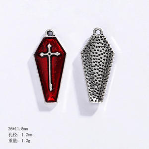 Nuevo Colgante de Calavera Gótica con Cruz, Accesorios de Aleación de Araña de Estilo Moderno, Venta al por Mayor Premium, DIY Unisex - Product Image 6