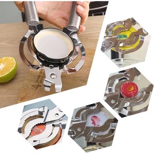 Abrelatas de acero inoxidable multifuncional, utensilio de cocina resistente para una apertura fácil - Product Image 1