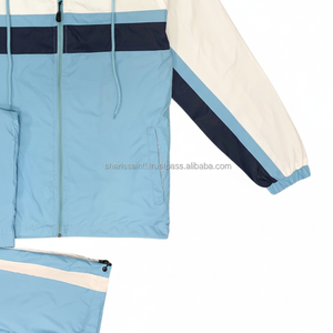 Conjuntos de Chaquetas Cortavientos Multicolores para Hombre Más Vendidos en Tela 100% Nailon, Conjuntos Casuales para Exteriores a Precio de Mayoreo - Product Image 1