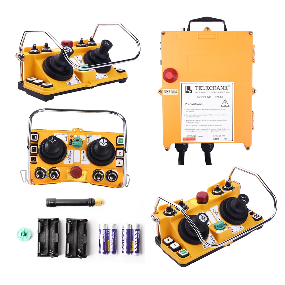 F24-60 24 volts wireless hydraulic valves joystick radio industrial remote control