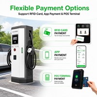 NOUVEAU Chargeur de voiture électrique rapide OEM commercial 60KW~240KW CCS2 GBT Chademo Niveau 3 DC IP54 Extérieur OCPP Station de recharge pour voitures électriques