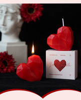 Premium LE204 Handgemachte herzförmige Sojawachs-Duft kerzen | Romantisches Aroma für Valentinstag, Hochzeiten & Party geschenke