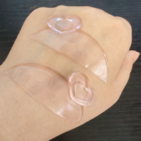 Prothèses de rehaussement de cils en silicone rose gelée ultra-fines, sans colle, réutilisables, pour la première étape du lifting et permanente des cils, style asiatique et coréen