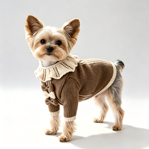 Maglione per Cani Autunno e Inverno, Abbigliamento Elegante in Maglia per Cani Piccoli e Medi, Gatti, Schnauzer, Teddy, <span class=keywords><strong>Bichon</strong></span> - Product Image 1