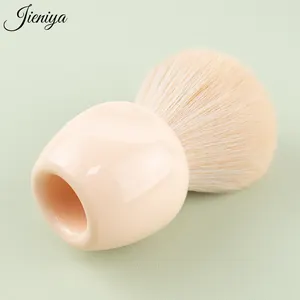 Kabuki Single Cute Brush Plastic Handle Kabuki Makeup Brush Nail Art Remove Dust