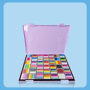 مجموعات طلاء الوجه بألوان قوس قزح بالجملة، مستلزمات حفلات المهرجانات، لوازم رسم الجسم، آمنة وغير سامة - Product Image 2