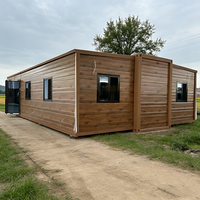 Prix de gros pour maisons préfabriquées extensibles, maisons conteneurs de 40 pieds, villas de luxe résistantes aux ouragans, préfabriquées