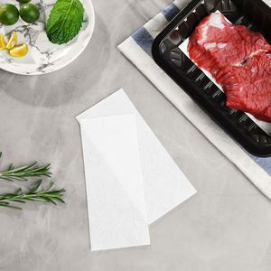 Manufacturer Fruit Fish <b>Poultry</b> Food <b>Meat</b> Pad Silicone Hydrophilic Absorbent <b>Meat</b> Pad 160*80mm White,black - Product Image 5