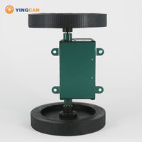 Mètre à rouleaux mécanique Z96-F vert en stock pour la mesure de longueur, utilisé dans l'industrie textile