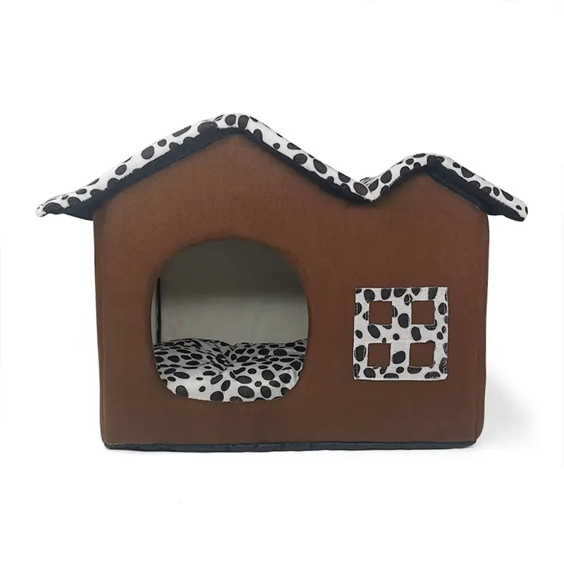 Indoor foldable portable large medium and small soft side pet cat and dog cage dog house
