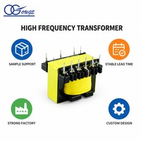 Transformateur toroïdal industriel Ee28 à double enroulement, isolation électrique pour systèmes de contrôle PLC et équipements d'automatisation