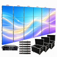 Système de mur vidéo LED de location haute luminosité P2.6 P2.9 P3.91, écran LED portable pour scène, événement, concert, fond de scène
