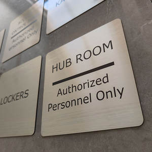 Plaques Métalliques Personnalisées Imprimées UV, Panneaux <span class=keywords><strong>Photo</strong></span>, Plaques Nominatives, Plaques de Maison en Acier Inoxydable Brossé et <span class=keywords><strong>Aluminium</strong></span>, Plaques Vierge - Product Image 3