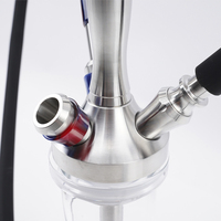 Vente directe d'usine vente chaude 304 acier inoxydable russe Shisha Union narguilé FIBONACCI ALLEMAND CHICHA Miroir Technique