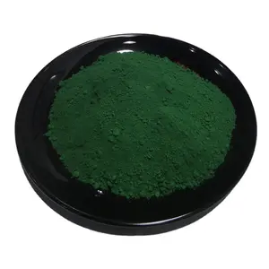 Iron oxide green is used in industrial coloring of coatings, architecture, ceramics, paint, ink, rubber, plastics and other