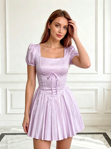 Nuovo Abito Estivo da Donna 2026, Vestito Floreale Principessa Fresco e Dolce, Abito Corto in Tessuto Francese, Migliore Scelta per lo Shopping Online - Product Image 3