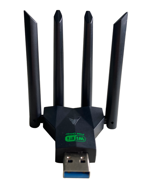 1200Mbps USB Dongle WiFi Dual Band Free Driver Antenna USB 3.0 Wireless Adapter 2.4GHz 5GHz AC1200 Network Card for PC
