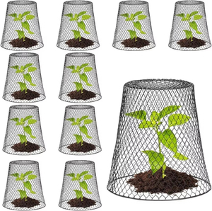 Protection de Plantes en Maille Métallique Conique pour Jardin Extérieur, Cage de Protection pour Plantes, Protège les Fleurs, les Légumes et les Jeunes Pousses Contre les Animaux - Product Image 1