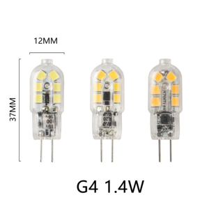 LED Prix promotionnel d'usine, mini <span class=keywords><strong>ampoule</strong></span> AC12V 1.4W lumière blanche chaude sans filtre Ampoules <span class=keywords><strong>G4</strong></span> adaptées à la <span class=keywords><strong>hotte</strong></span> d'armoire - Product Image 2
