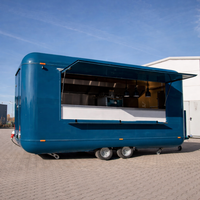 Camion de restauration 2026 AUSTAR en acier inoxydable 304 avec cadre en aluminium, 20 kW, certifié CE, pour frites, café, barbecue, glaces, burgers, pizzas, bière