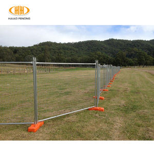 Clôture Heras en acier au carbone galvanisé de haute qualité, panneaux de clôture temporaires d'Australie de 6 pieds pour la cour et la construction de maisons - Product Image 5
