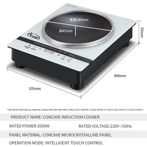 Meilleures ventes 5000 Watts Chauffage infrarouge Cuisinière électrique en céramique avec four Élément chauffant Cuisinière à <span class=keywords><strong>induction</strong></span> Équipement de cuisine - Product Image 6