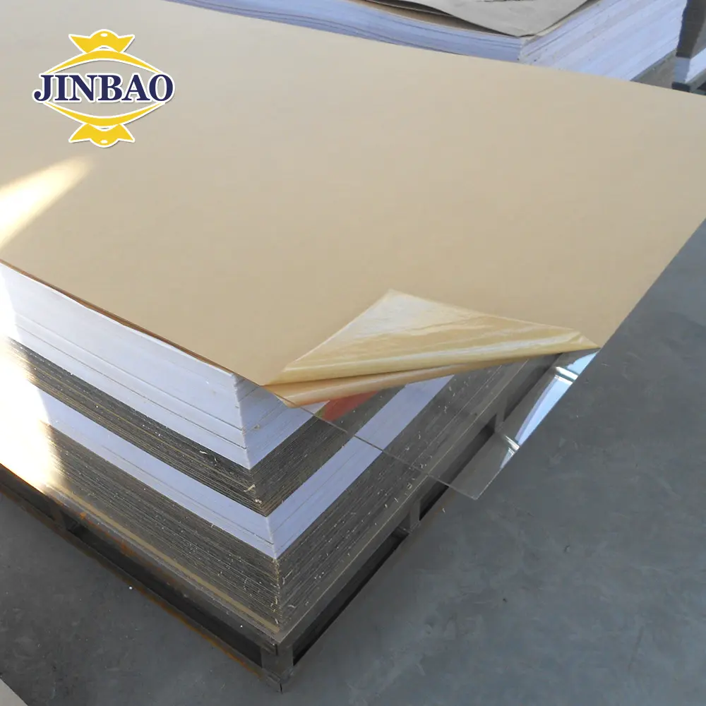 JINBAO transparent clear crystal plastic acrylic fluted board transparent flexible acrylic acrylic perspex sheet