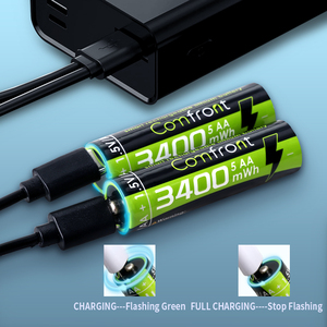 Sạc pin số 7 No.<span class=keywords><strong>5</strong></span> USB lithium có thể sạc lại pin 1.5V điện áp không đổi cho điều khiển từ xa AAA pin trong kho - Product Image 3