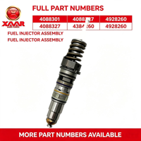 Injecteur de carburant diesel 4088301 4088327 4384260 4928260 pour moteur QSKX15, ensemble d'injecteurs