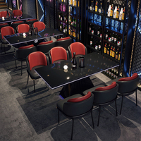 Meubles commerciaux en gros : Ensembles chaise et table pour bars et restaurants, chaises et tables en métal pour discothèques et KTV, projets personnalisés de mobilier de bar et de salle à manger