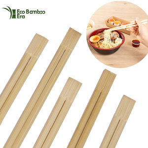 Palillos desechables de alta calidad con logotipo personalizado palillos de bambú planos de boutique reutilizables listos para enviar - Product Image 1