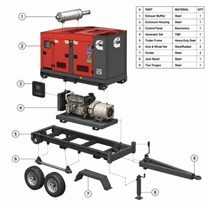 Groupe électrogène Cummins Weichai triphasé 200 kW 300 kW 400 kW, générateurs 400 kVA 500 kVA, groupe électrogène diesel à vendre, générateur diesel super silencieux - Product Image 4