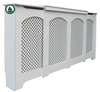 Housse décorative pour radiateur, en MDF, à taille réglable