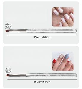 Juego de 12 pinceles profesionales <span class=keywords><strong>para</strong></span> decoración de uñas con tinta antigua, <span class=keywords><strong>para</strong></span> <span class=keywords><strong>delineado</strong></span>, efecto ombré y detalles, <span class=keywords><strong>para</strong></span> salón y arte de uñas DIY - Product Image 3
