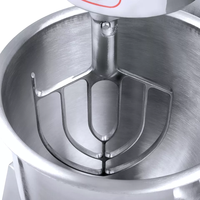 Mélangeur alimentaire électrique commercial 30L 220V en acier inoxydable, mélangeur planétaire sans couvercle