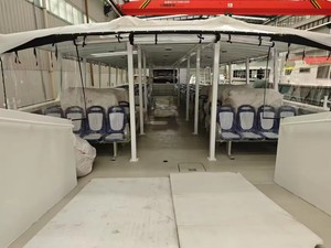Barco de pasajeros grande de 120 Pax con soldadura de metal de aluminio personalizado con cubierta superior abierta y todos los sistemas de seguridad y rescate - Product Image 5