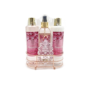 <span class=keywords><strong>Set</strong></span> regalo di bellezza all'ingrosso per bambina e profumo personalizzato <span class=keywords><strong>set</strong></span> regalo per donna accessori spa per la pelle scrubber per il corpo lozione gel doccia 2024 - Product Image 1