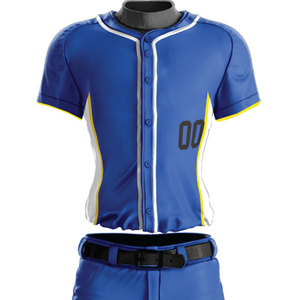 Uniforme de Béisbol Personalizado de Primera Calidad, Transpirable, Ligero, Tejido Duradero, Ajuste Cómodo, en Color Sólido - Product Image 6