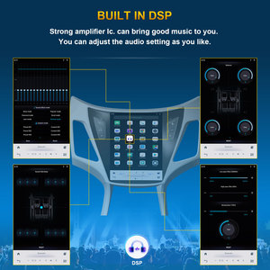 Système d'infodivertissement pour <span class=keywords><strong>voiture</strong></span> avec écran tactile IPS de 10,4 pouces, autoradio Android et affichage tête haute pour Hyundai Elantra MD 2011- - Product Image 4