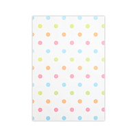 Papier d'emballage floral arc-en-ciel mignon et fantaisiste pour enfants, fournitures d'emballage florales vibrantes, emballage de bouquets de boutique, vente en gros