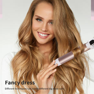 <span class=keywords><strong>Fer</strong></span> <span class=keywords><strong>à</strong></span> <span class=keywords><strong>friser</strong></span> automatique en céramique professionnel pour cheveux ondulés, <span class=keywords><strong>fer</strong></span> <span class=keywords><strong>à</strong></span> <span class=keywords><strong>friser</strong></span> électrique <span class=keywords><strong>rotatif</strong></span> gauche et droite avec affichage de la température LED - Product Image 3