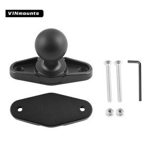 Base serrage chariot élévateur VINmount 2,25" tête boule métal, poteau carré, support plaque, pour moissonneuses et logistique - Product Image 2
