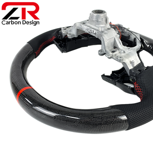 Volant personnalisé en fibre de carbone à LED en nid d'abeille pour Lexus IS RC <span class=keywords><strong>GS</strong></span> NX <span class=keywords><strong>500</strong></span> 350 300h 250 200 F Sport 2013-2025, amélioration de l'intérieur - Product Image 2