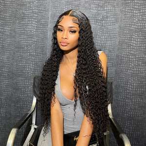 50 인치 럭셔리 브라질 인모 묶음, KBL 블루 고무줄 헤어 50 인치 생모 묶음 실키 스트레이트 - Product Image 3