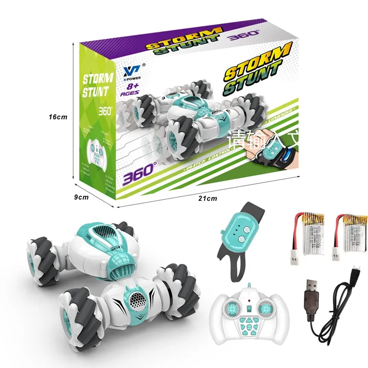 Coche de carreras eléctrico con control remoto para niños, vehículo de juguete con Control remoto