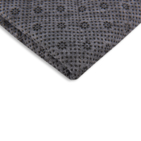 Tapis en coton argenté pour lit King Queen, housse de matelas saine avec cordon de mise à la terre