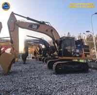 Excavatrice lourde Caterpillar 336D d'occasion, durable, 36 tonnes, CAT 336, excavatrice sur chenilles pour l'exploitation minière, 4500-6500 heures, moteur haute puissance 270 CV
