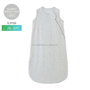 Gilet pour nouveau-né en fibre de bambou, léger, en coton d'<span class=keywords><strong>été</strong></span>, anti-humidité, sans manches, vêtements de nuit et <span class=keywords><strong>gigoteuse</strong></span> pour bébé - Product Image 5