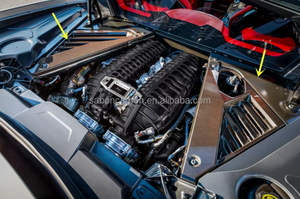 OE stile fibra di carbonio coperchio del motore pannello Body Kit per Corvette C8 Z07 stingray Z06 <span class=keywords><strong>Eray</strong></span> 2019-2024 - Product Image 3