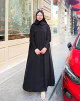 Robe Abaya de Prière Portable Faite à la Main, Respirante, Légère, Coupe Classique, Antistatique, Grande Taille, Élégante, Florale, Longueur Cheville, pour Femme Musulmane
